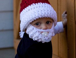 Dětská čepice Santa