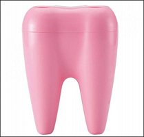 Zubní držák kartáčků - Růžová